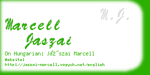 marcell jaszai business card